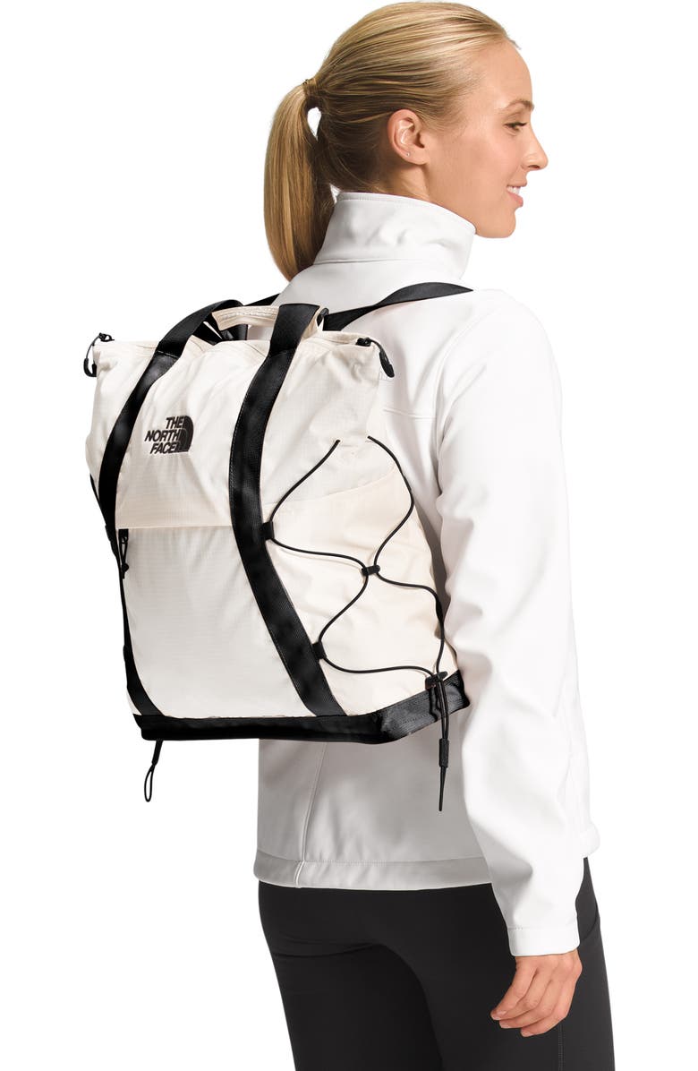 The North Face Borealis Convertible Tote, Alternate, color, Gardenia White/ Tnf Black-Npf