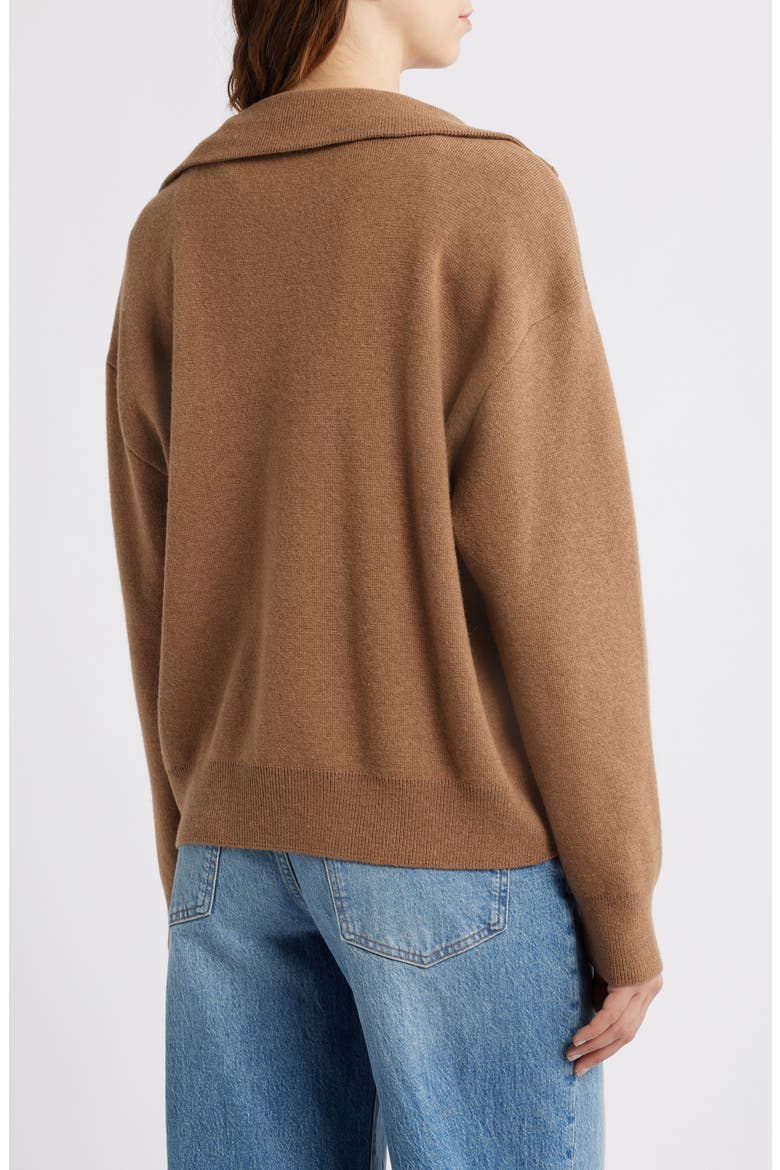 Half Zip Polo Sweater, Alternate, color, KELP