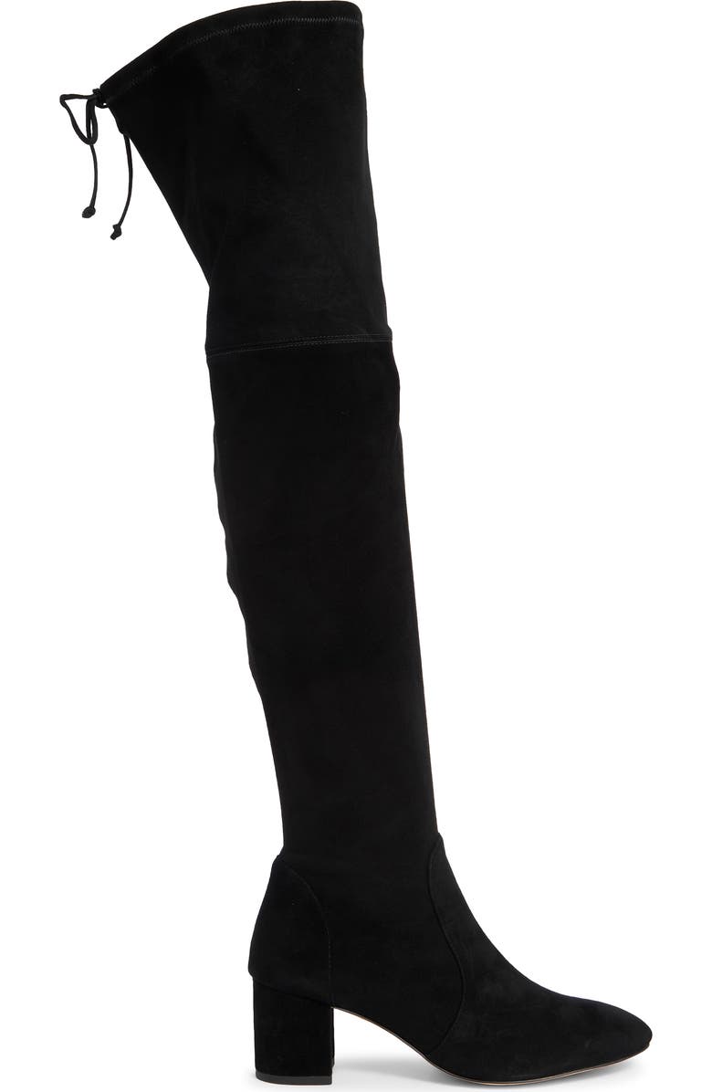 Stuart Weitzman Slouch 100 Over the Knee Boot, Alternate, color, Black