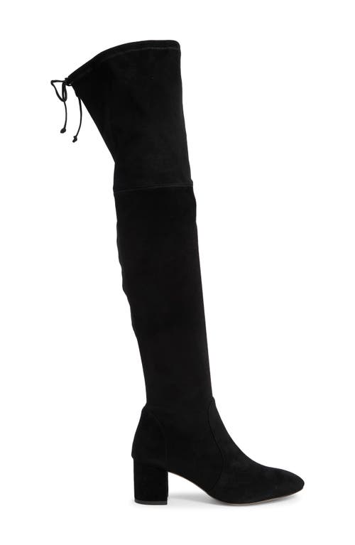Stuart Weitzman Slouch 100 Over The Knee Boot In Black