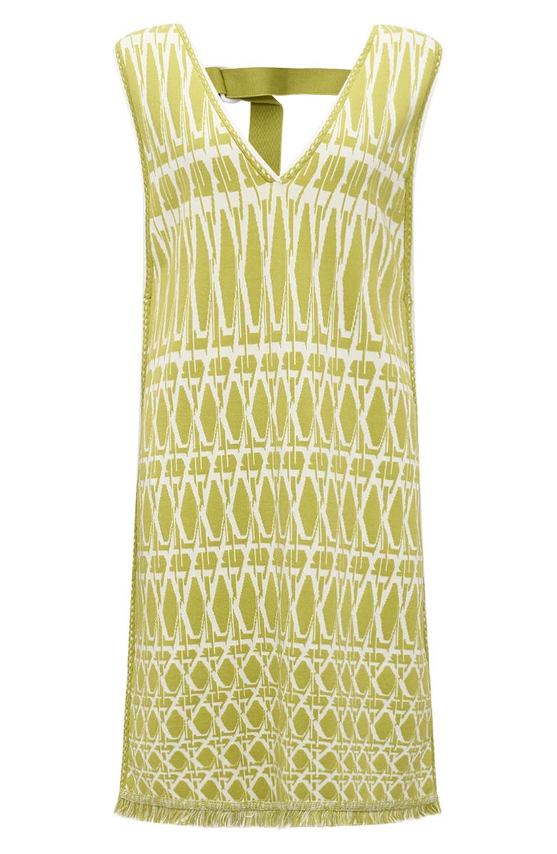 DVF Reilly Jacquard Mini Sweater Dress, Alternate, color,