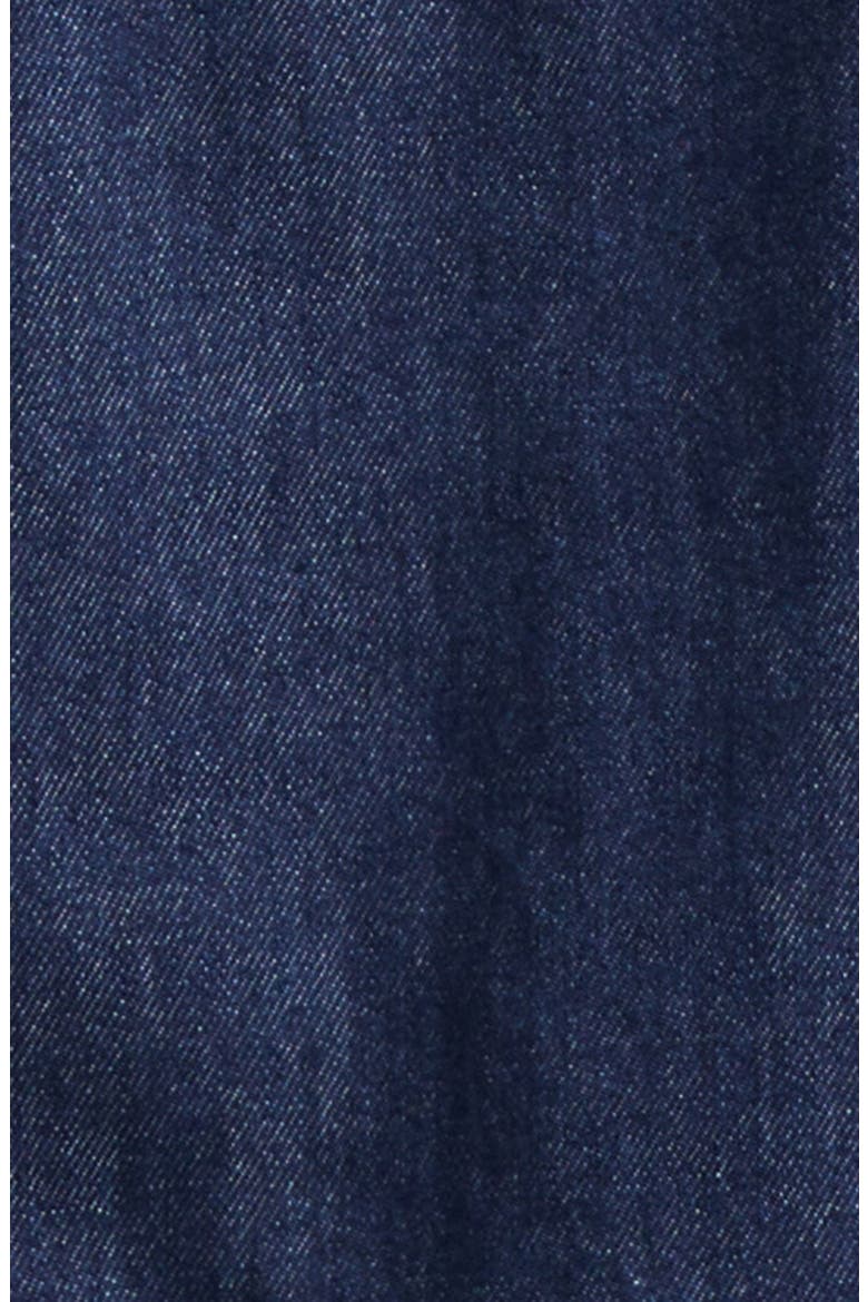 Patty Crop Denim Jacket, Alternate, color, INDIGO RINSE