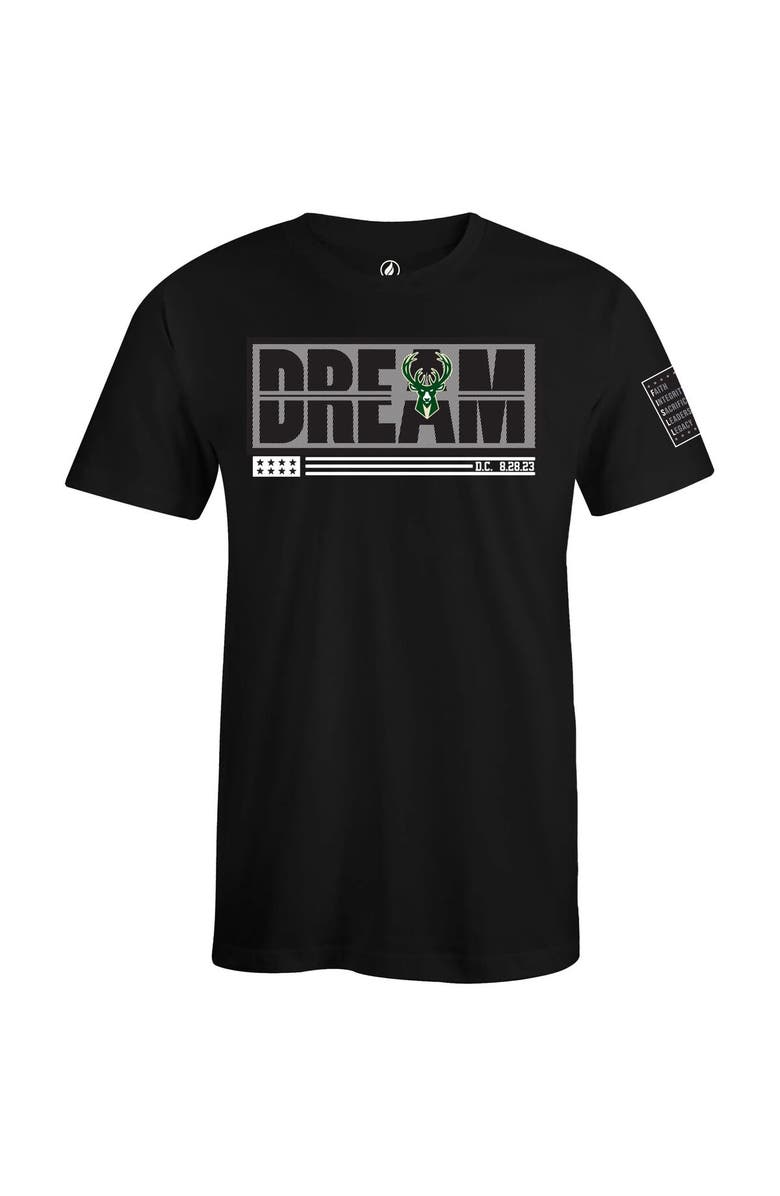 FISLL Unisex FISLL x Black History Collection  Green Milwaukee Bucks T-Shirt, Alternate, color, Green