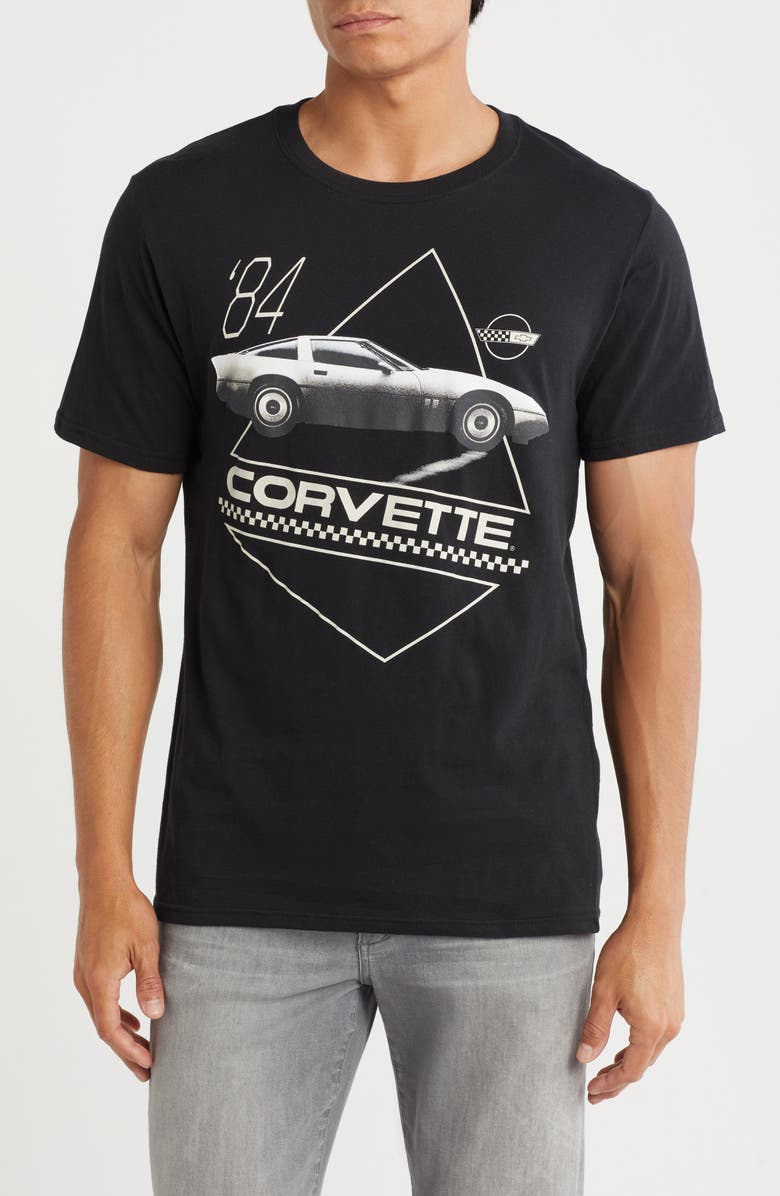 Goodie Two Sleeves Vintage Vette C4 Cotton Graphic T-Shirt, Main, color, 