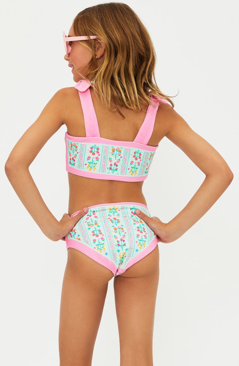 Beach Riot Kids' Little Stella & Janie Two-Piece Swimsuit, Alternate, color, Fruit Blooms
