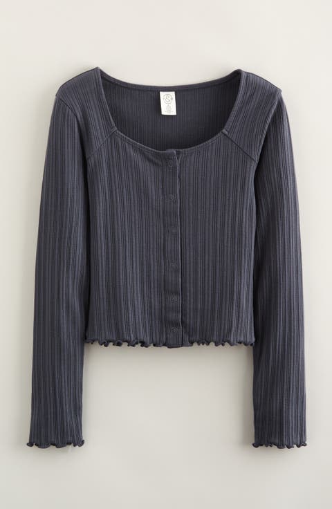 Kids' Snap Front Cotton Top (Big Kid)