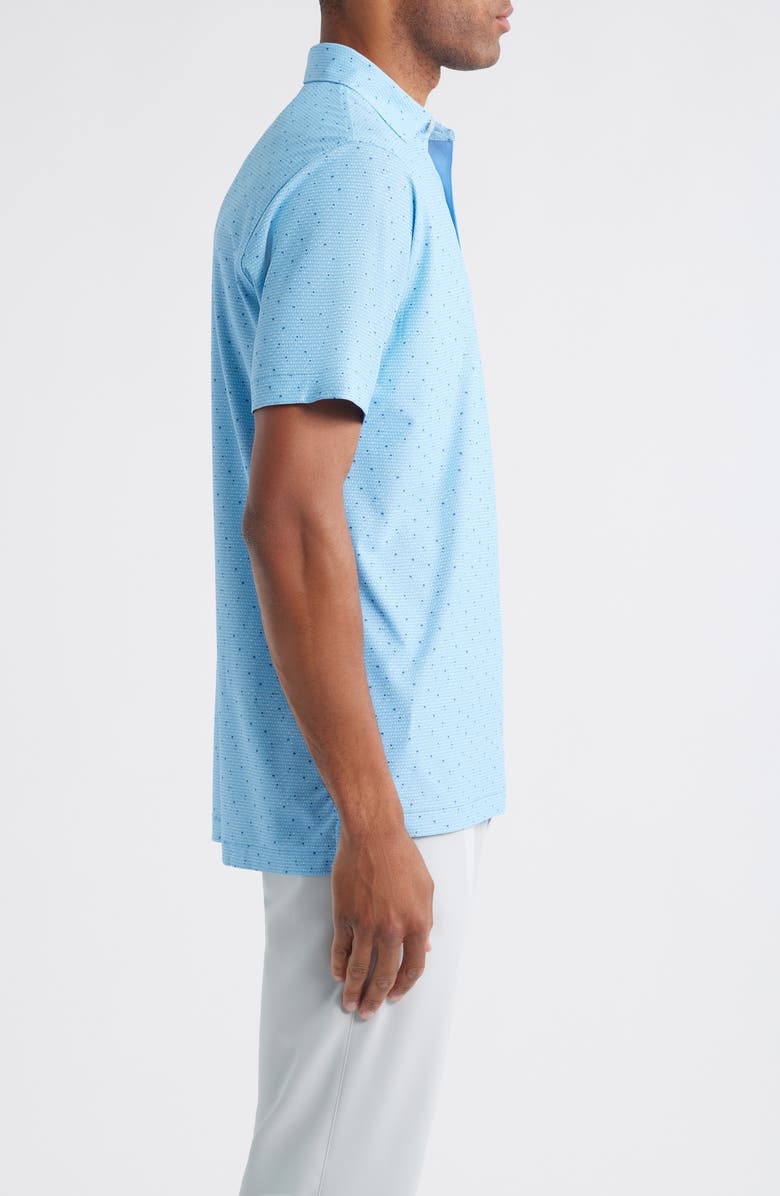 Peter Millar Old Fashioned Cocktail Print Performance Piqué Polo, Alternate, color,