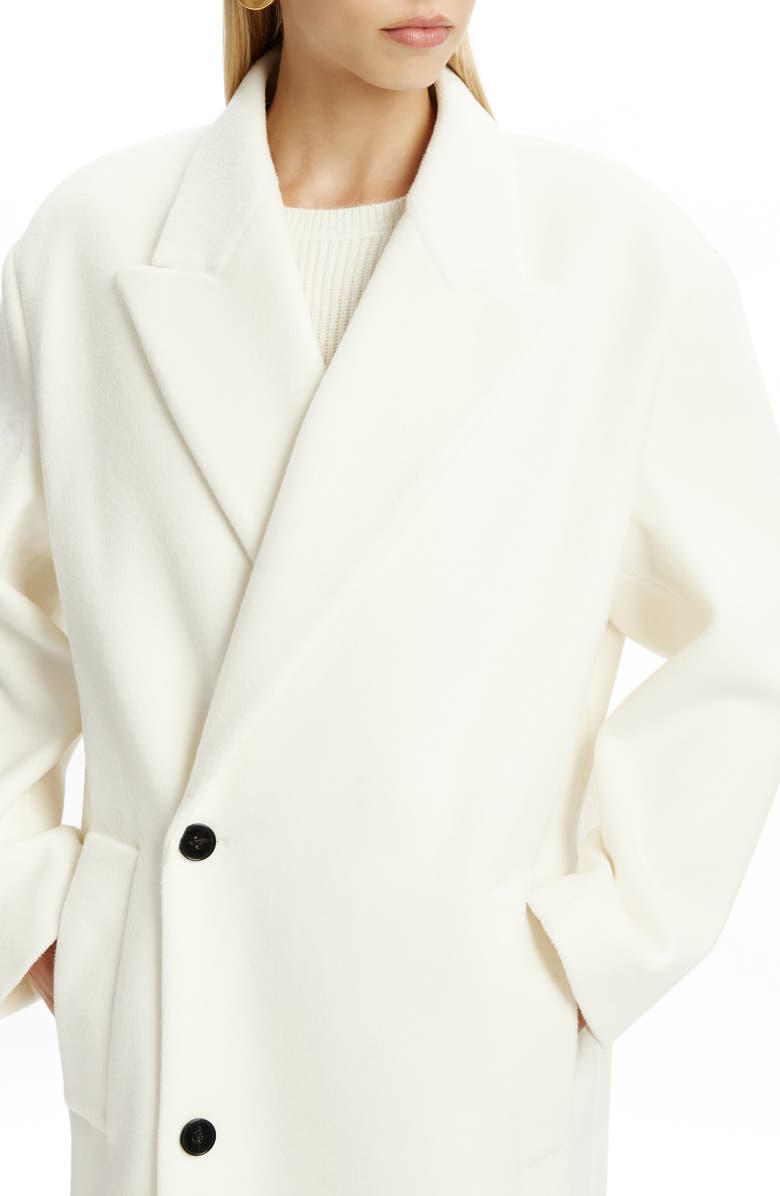 Bardot Classic Oversized Coat, Alternate, color, Ivory