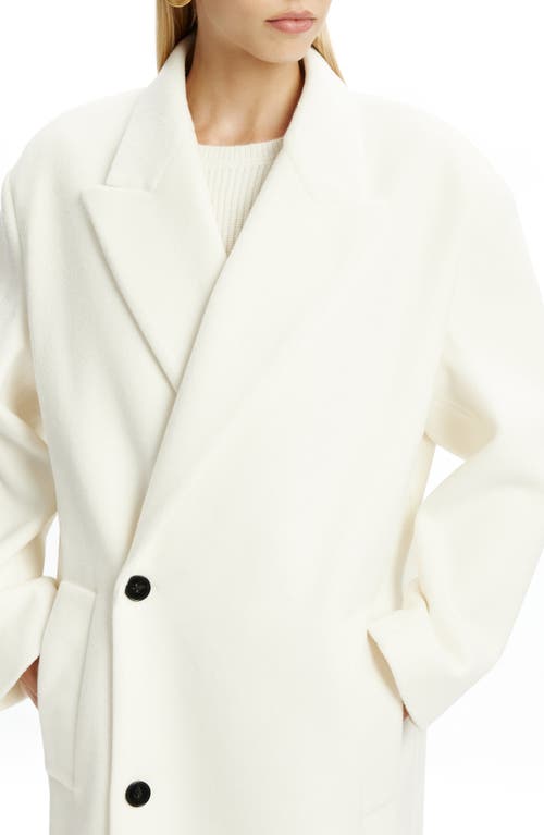 Bardot Classic Oversized Coat In White