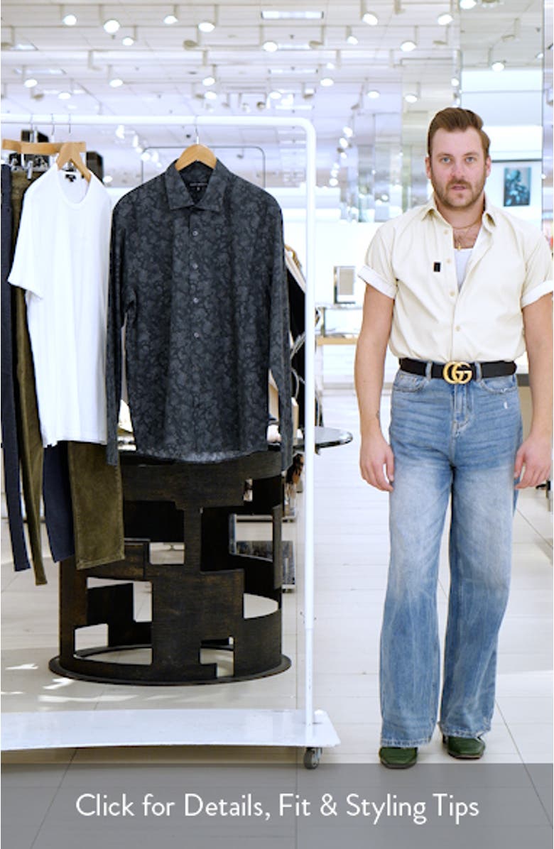 Gideon Floral Button-Up Shirt, sales video thumbnail