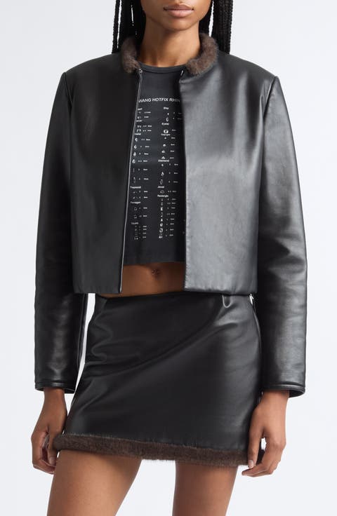 Padded Leather Jacket