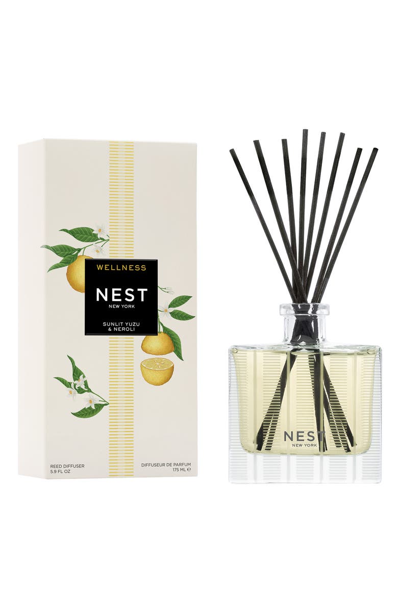 NEST New York Sunlit Yuzu & Neroli Reed Diffuser, Main, color,