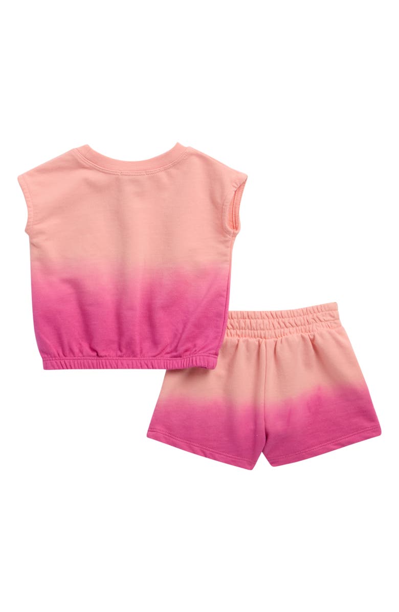 Splendid Cotton Candy Dip Dye Shirt & Shorts Set, Alternate, color, Cotton Candy Dip Dye
