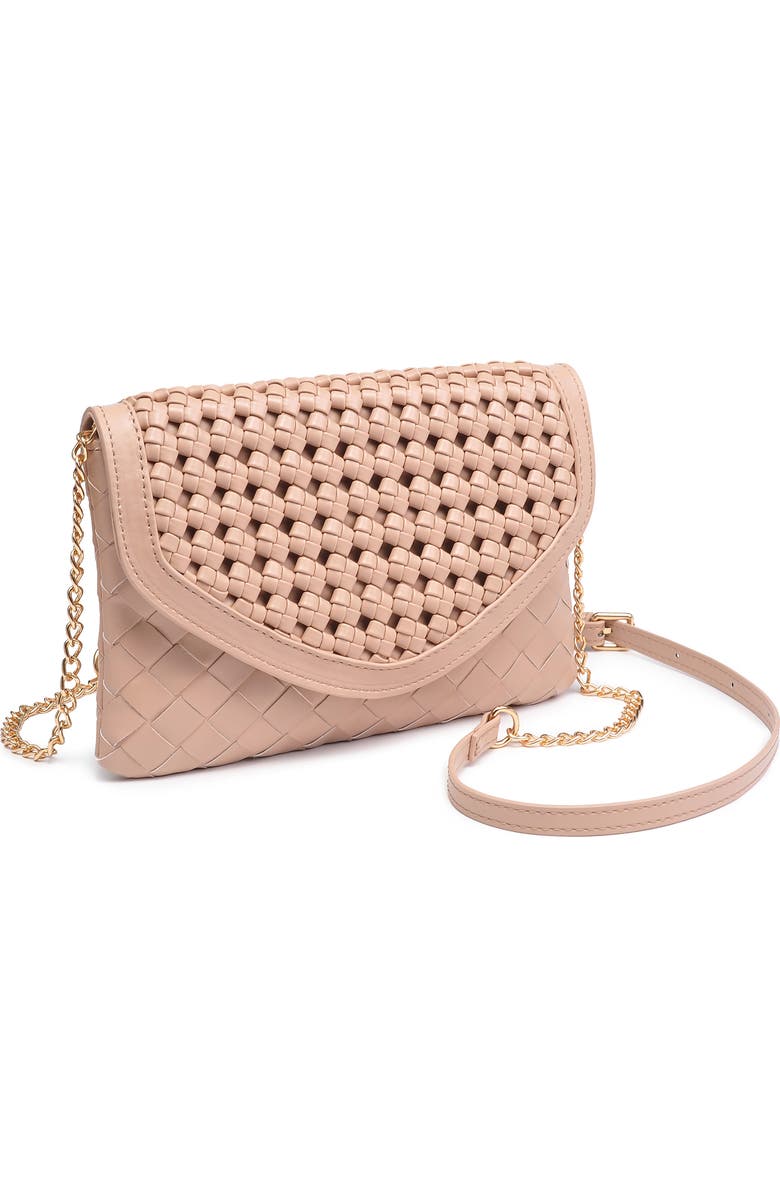 URBAN EXPRESSIONS HANDBAGS Woven Flap Crossbody Bag, Alternate, color,