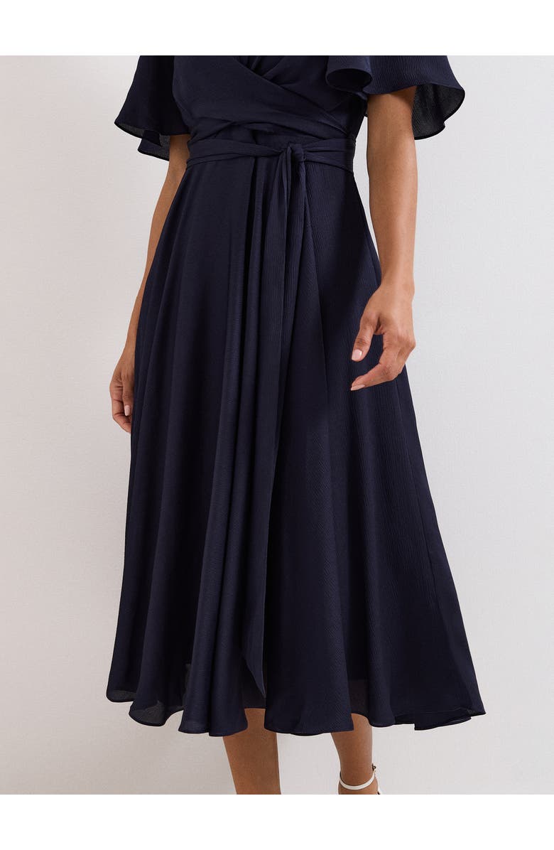 Phase Eight Abbie Wrap Dress, Alternate, color, Navy