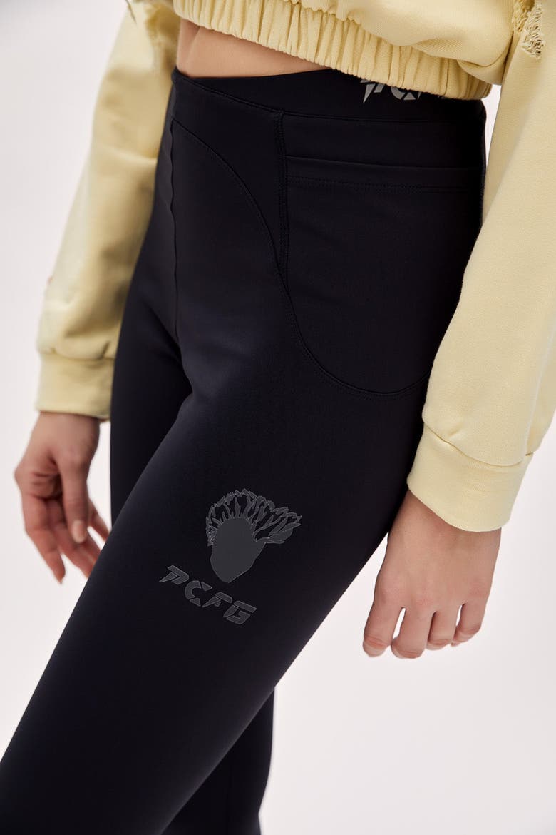 Legging With Stitch Detail, Alternate, color, BLACK