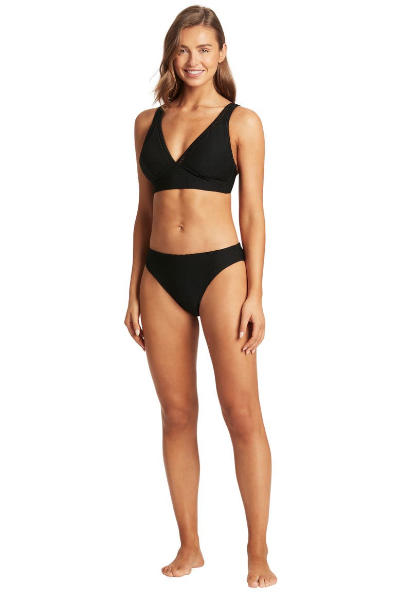 Classic Bikini Bottoms, Alternate, color, BLACK