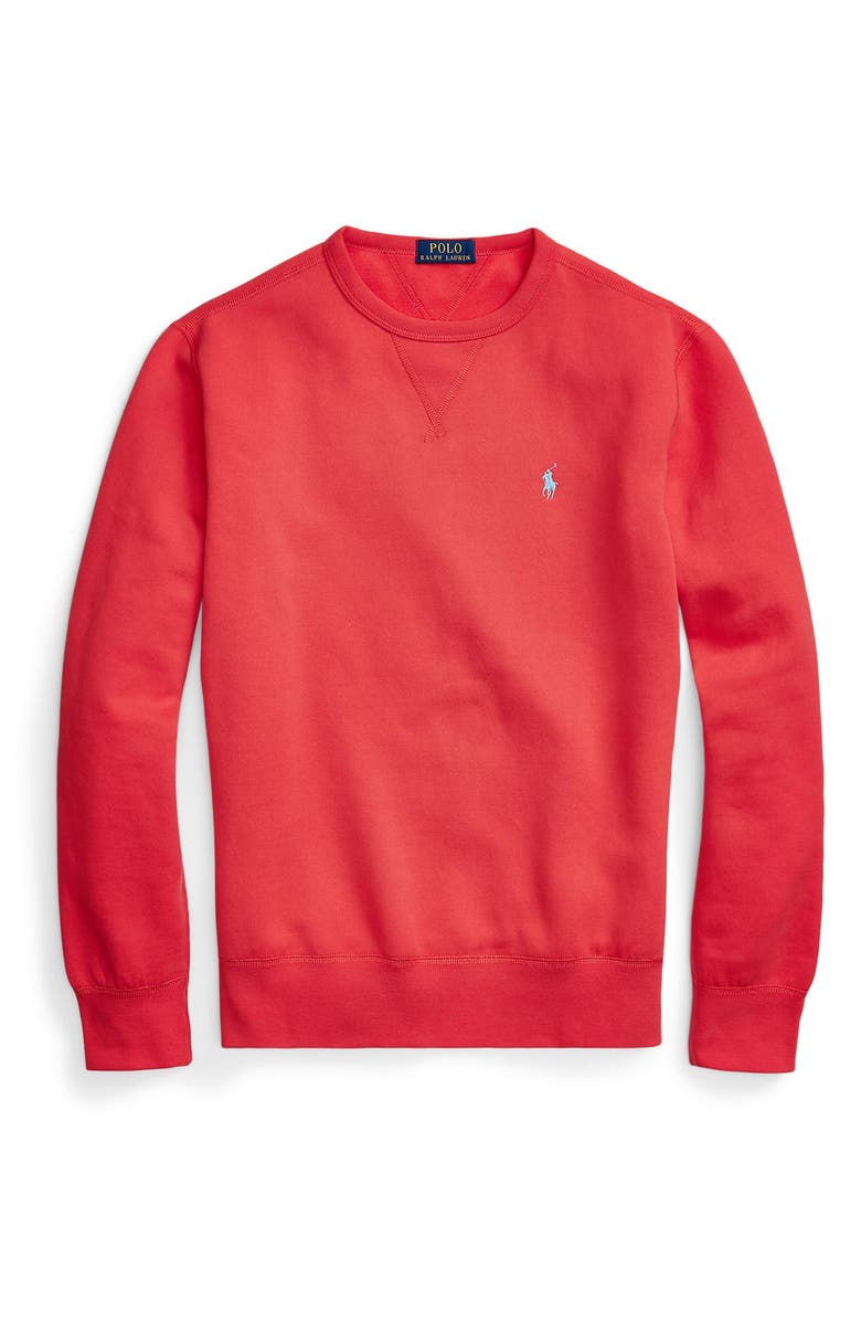Polo Ralph Lauren Fleece Crewneck Sweatshirt, Alternate, color, 