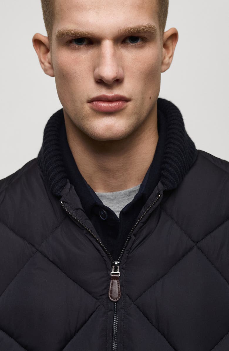 MANGO Water Repellent Quilted Vest, Alternate, color, 