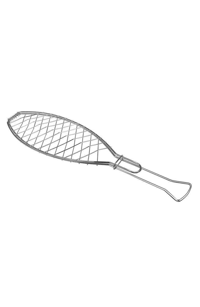 Kuchenprofi BBQ Grill Fish Basket, Extra Large, Main, color, Silver