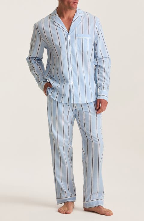 Classic Stripe Cotton Twill Pajamas