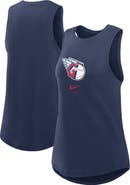 Nike Women's Nike Navy Cleveland Guardians Legacy Icon High Neck Performance Tank Top
