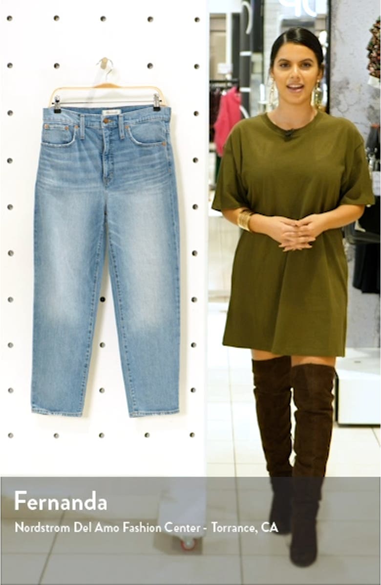 Classic Crop Straight Jeans, sales video thumbnail