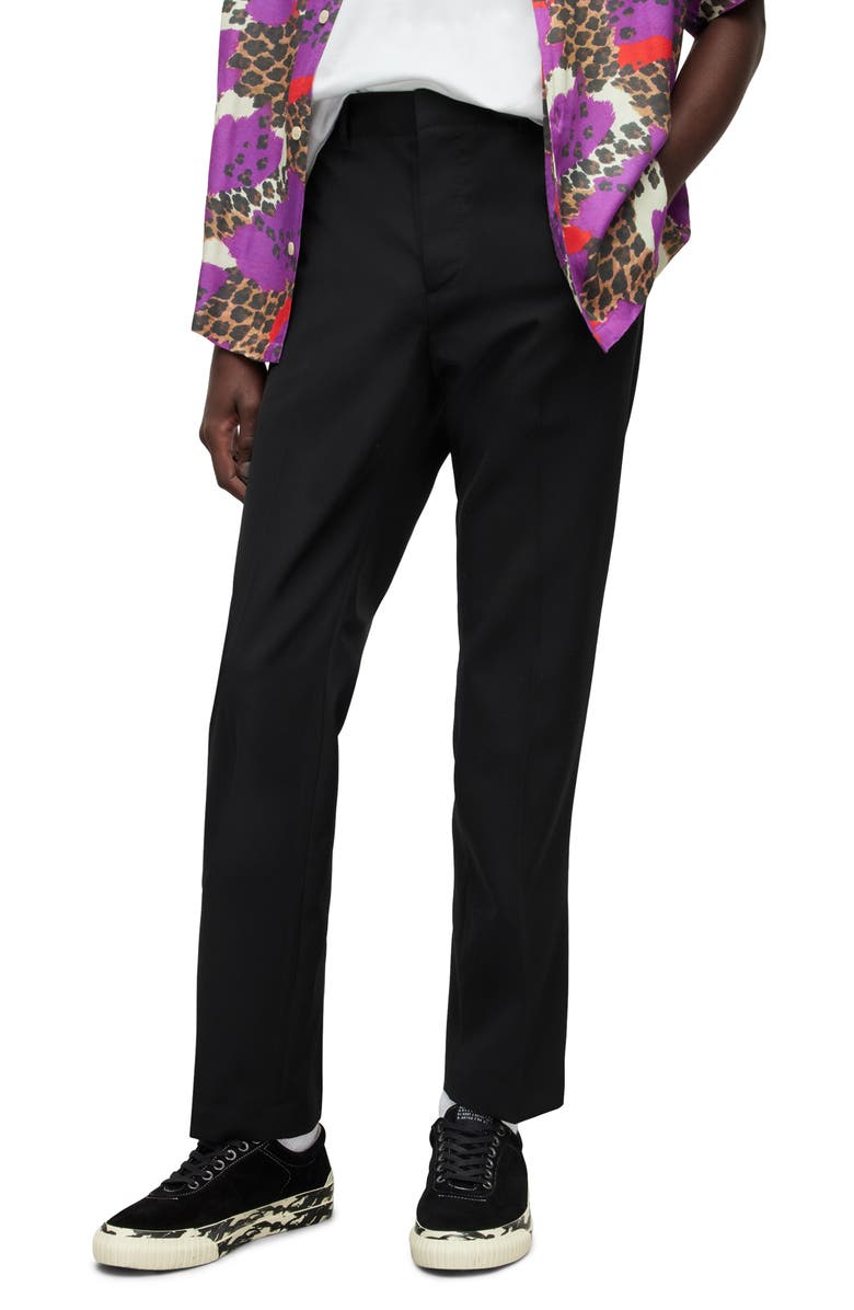 AllSaints Talia Wool Blend Trousers, Main, color,