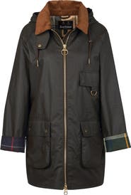 Barbour Highclere Hooded Waxed Jacket