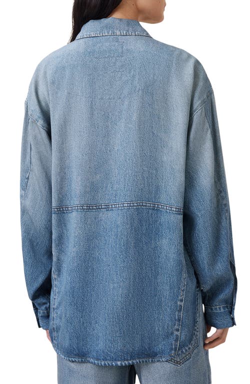 Allsaints Hettie Oversized Denim Shacket