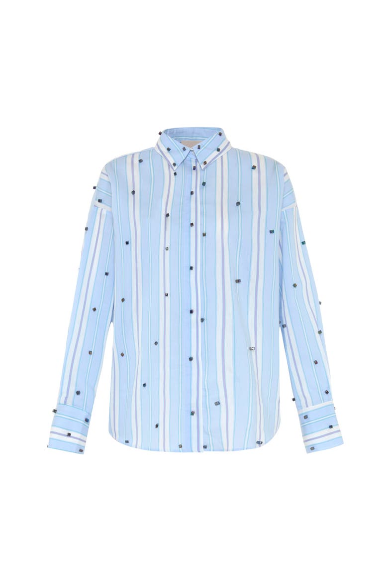 Echo Pearly Shirt, Alternate, color, Astral/ Multi