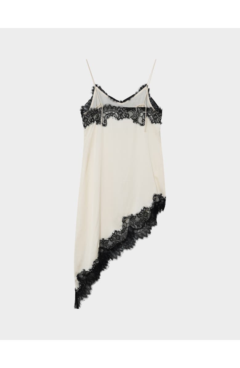 DAY Birger et Mikkelsen Lara Lace Trim Asymmetrical Slip Dress, Alternate, color, Vanilla Ice