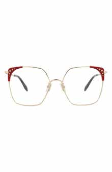 McQueen 56mm Square Optical Glasses
