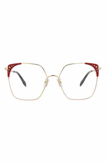 McQueen 56mm Square Optical Glasses
