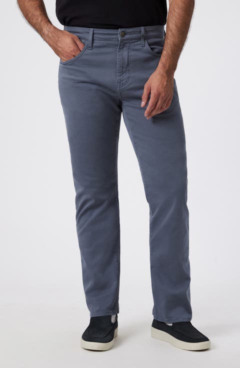 Zach Straight Leg Casual Twill Pants (Regular, Big & Tall)