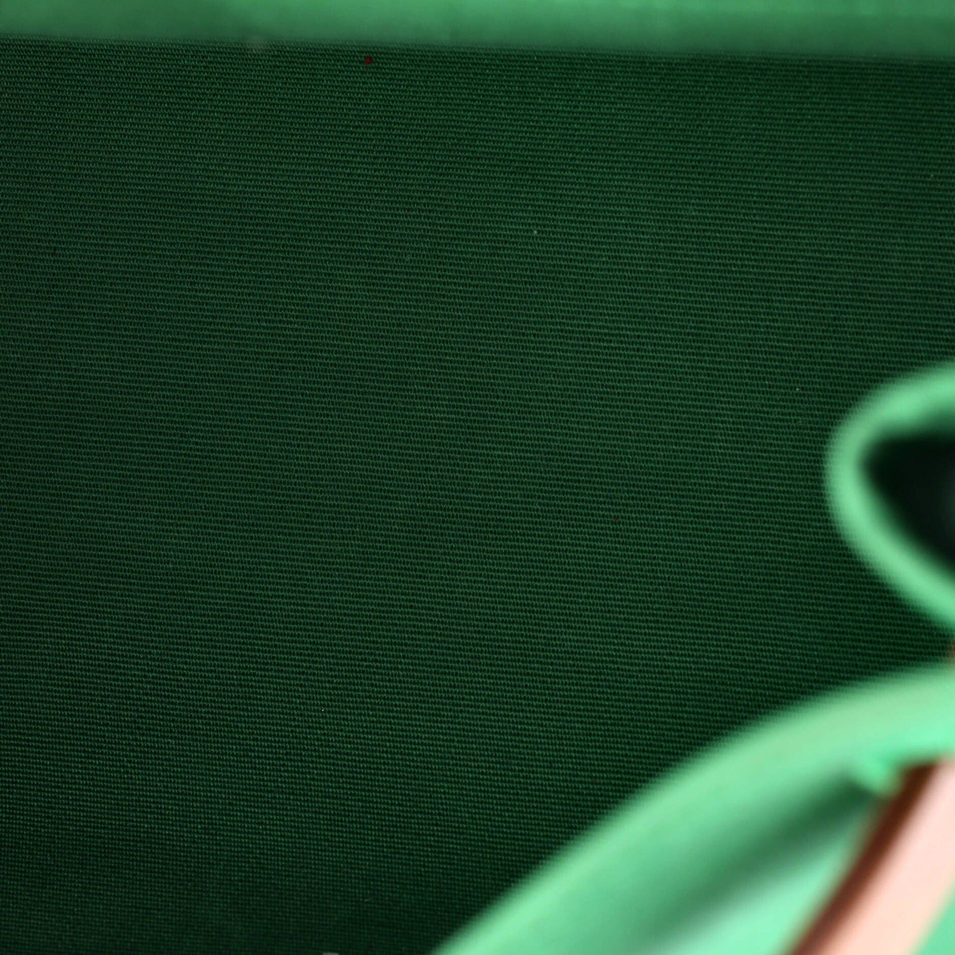 Pre-Owned Hermes Herbag Zip Leather and Toile 31, Alternate, color, Green