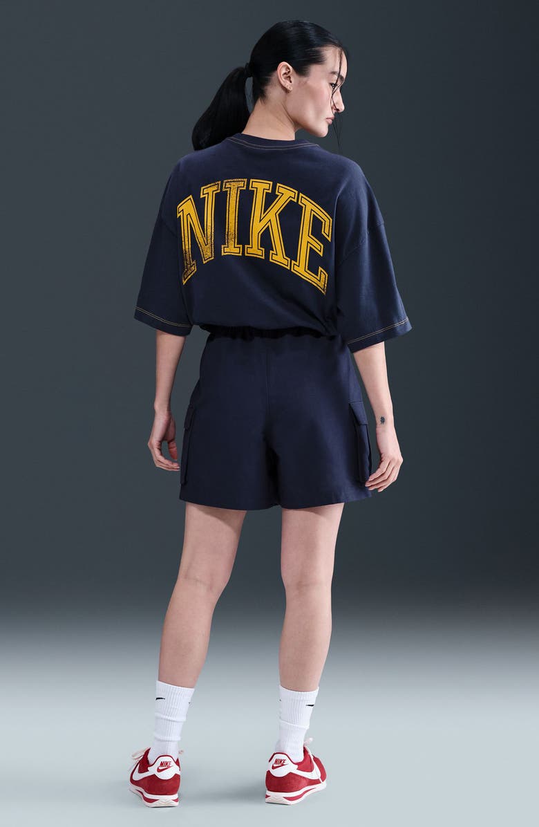 Nike Sportswear Loose Fit 5-Inch Cargo Shorts, Alternate, color, Midnight Navy/ Sail