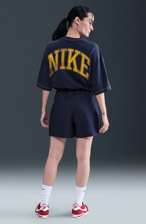 Nike Sportswear Loose Fit 5-inch Cargo Shorts In Blue