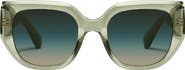 QUAY Busy Busy 47mm Small Square Sunglasses