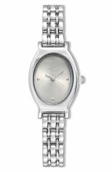 Ettika Classic Oval Dial Two-Tone Bracelet Watch
