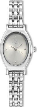 Ettika Classic Oval Dial Two-Tone Bracelet Watch