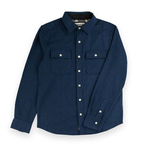 Sovereign Code Arlo Button Down Shirt In Naval Academy