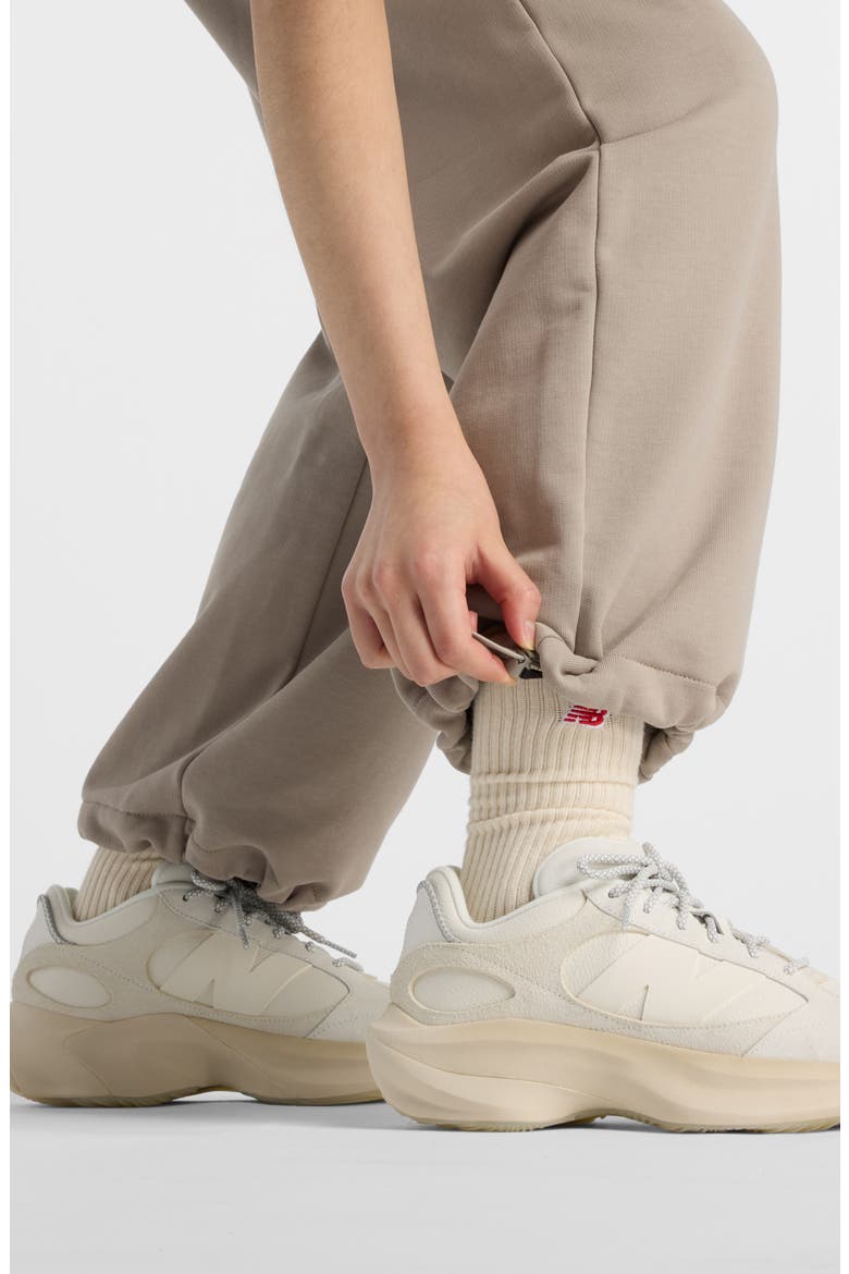 NBX Lunar New Year Wide Leg Cotton Sweatpants, Alternate, color, BEIGE