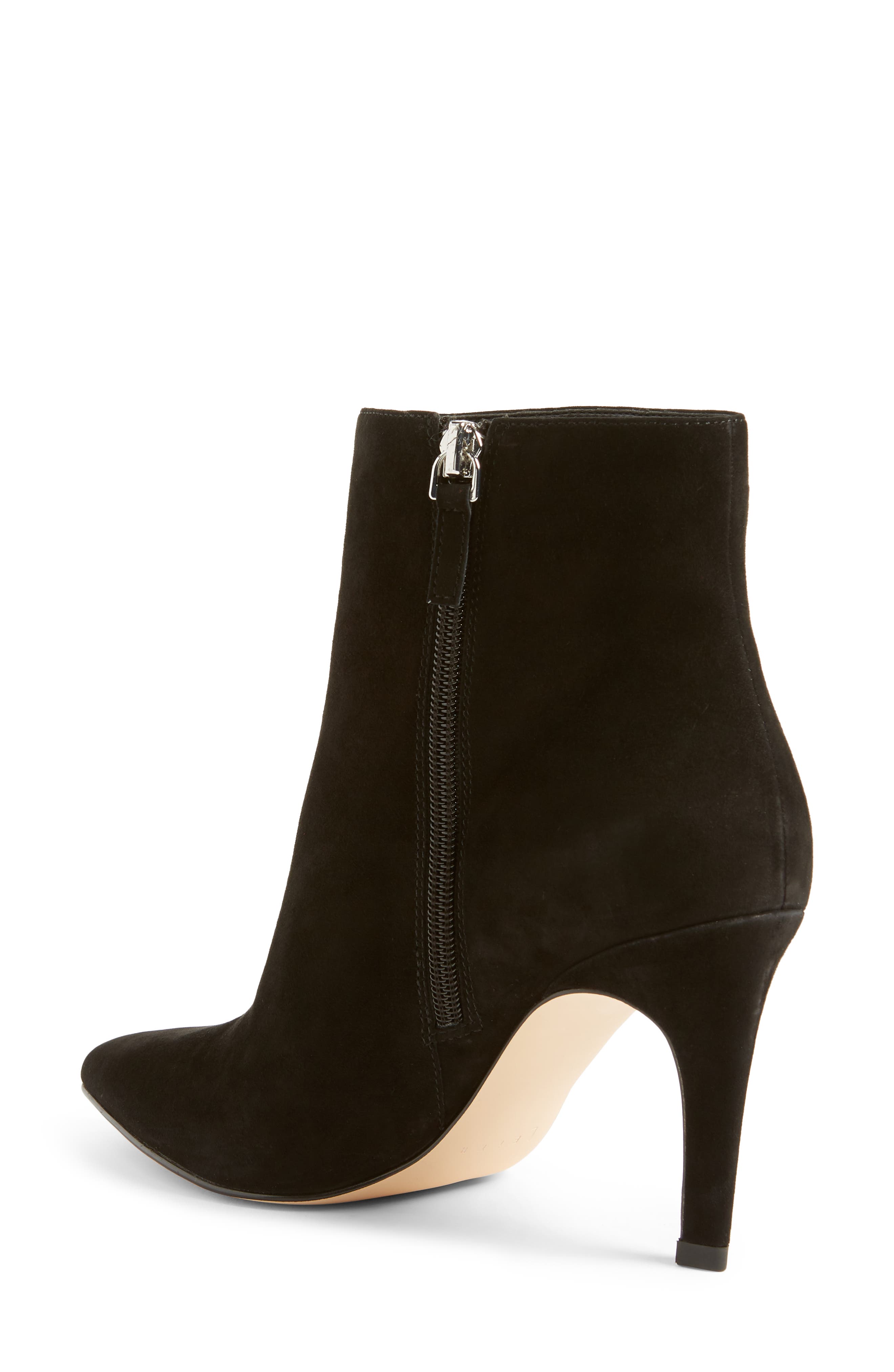 Macee Bootie, Alternate, color, BLACK SUEDE