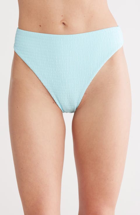 High Waist Cheeky Bikini Bottoms