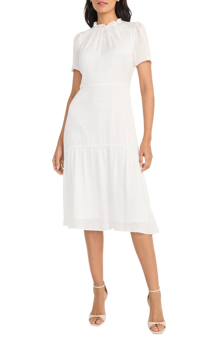 Maggy London Jacquard Midi Dress, Main, color, 