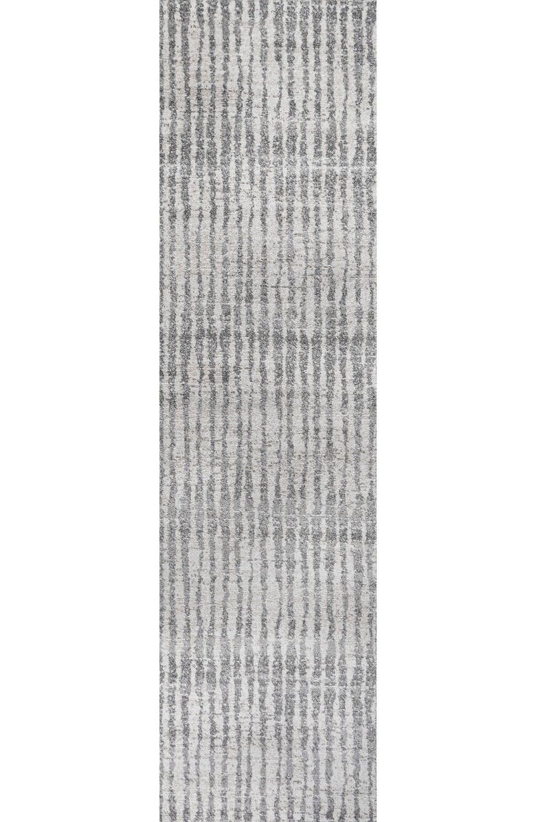 JONATHAN Y Skoura Modern Bold Stripe Area Rug, Main, color, Beige/Dark Gray