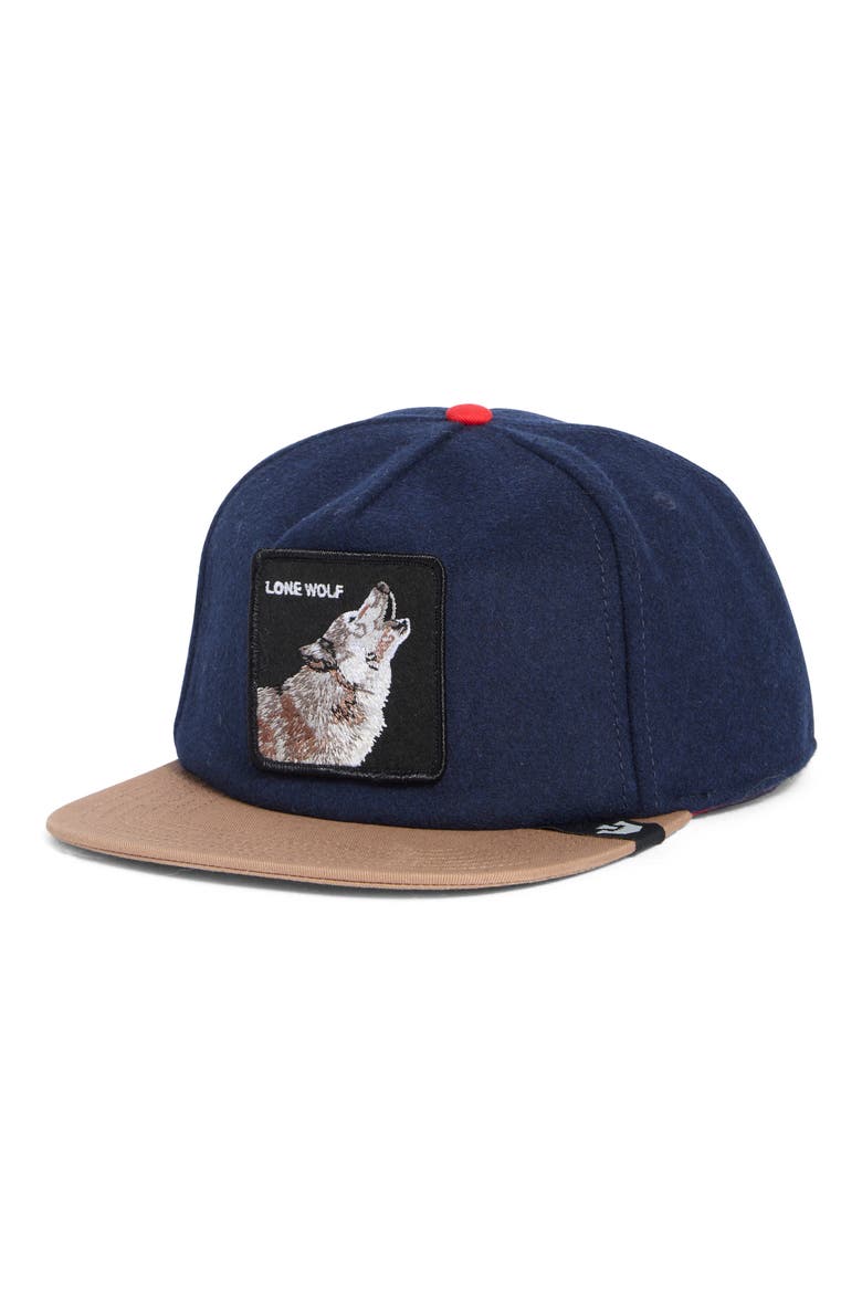One Pack Snapback Hat, Main, color, NAVY