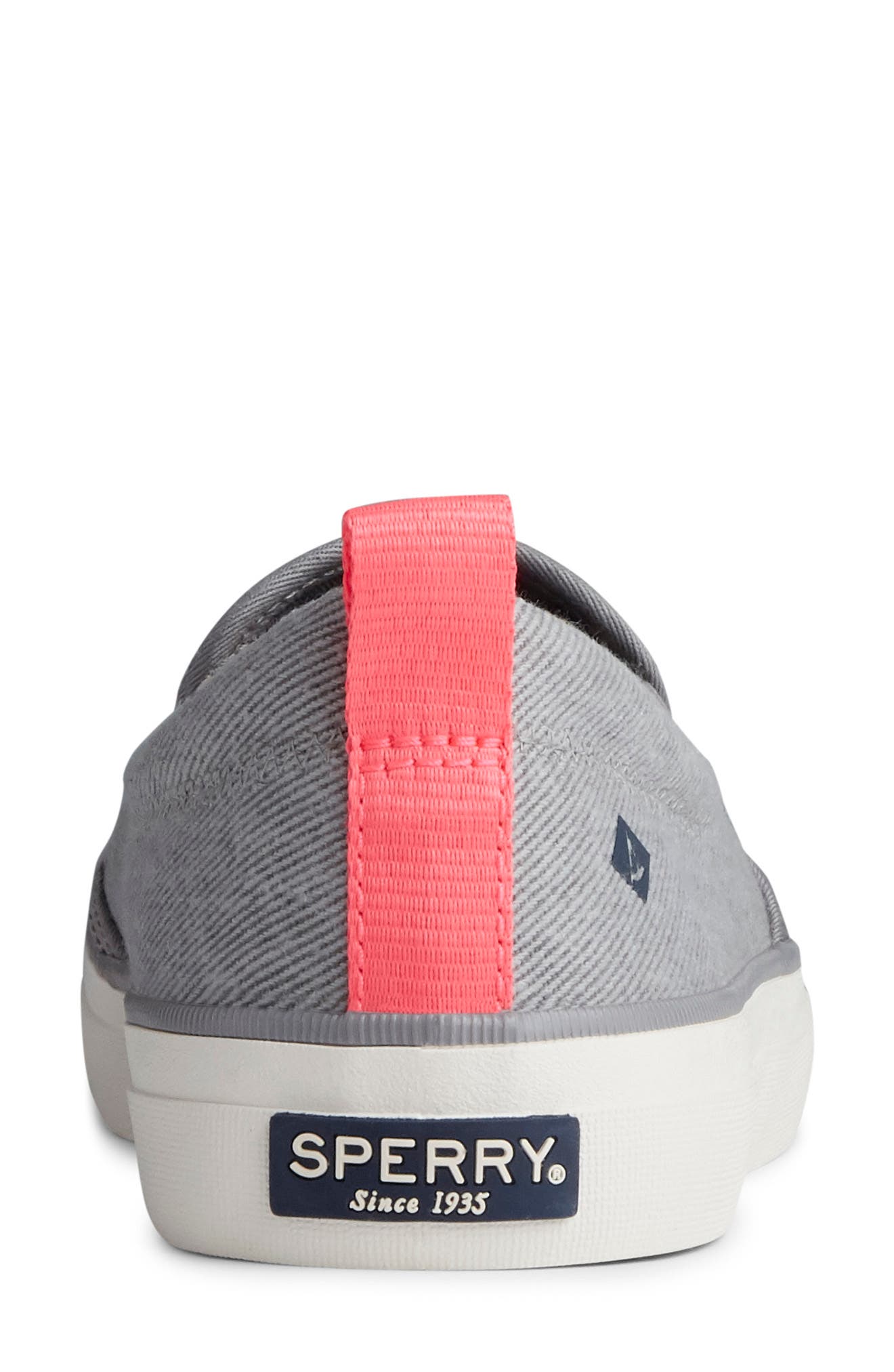 Crest Twin Gore Slip-On Sneaker, Alternate, color, GREY WASHED TWILL FABRIC