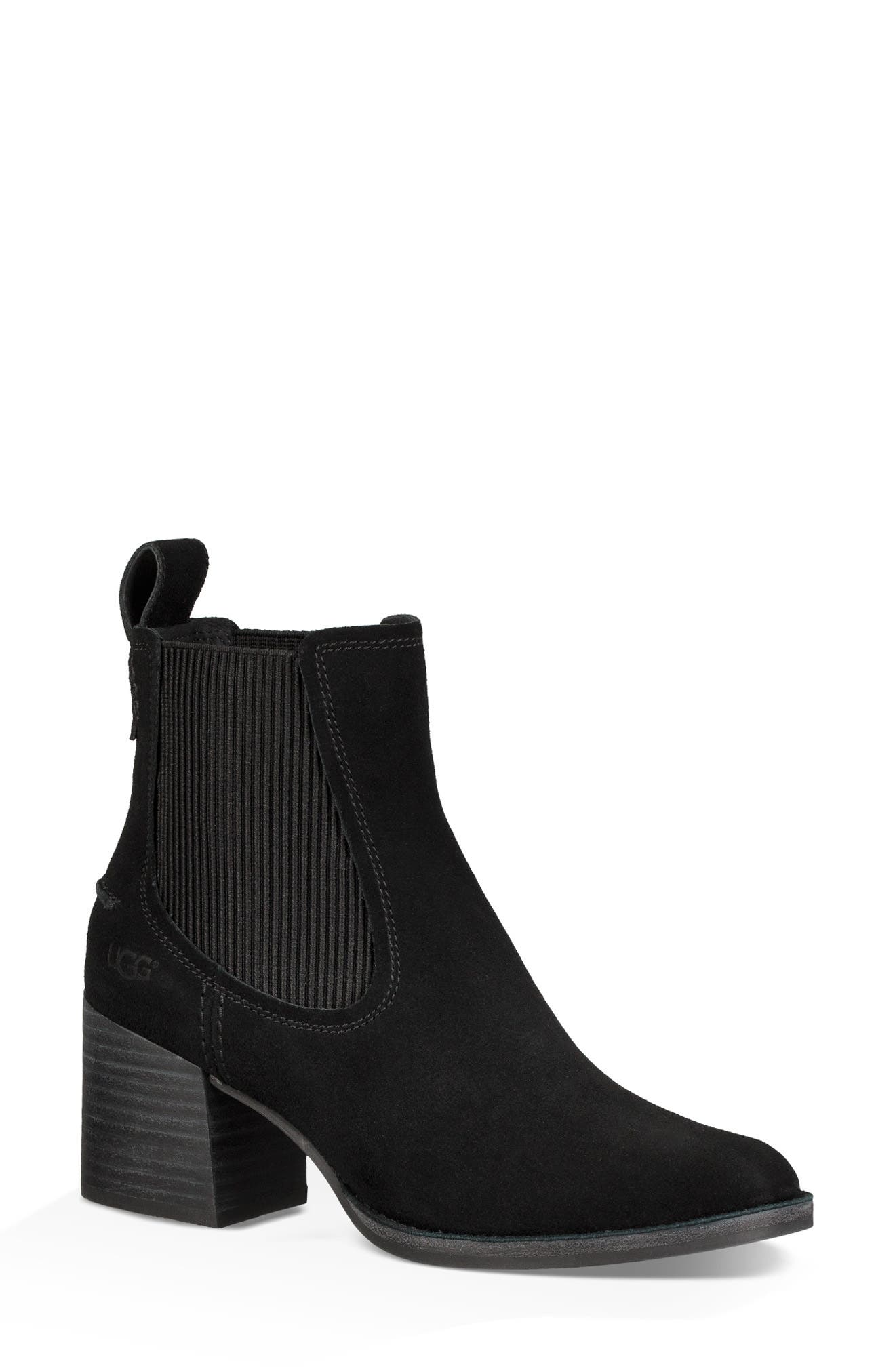 UGG<sup>®</sup> Faye Chelsea Bootie, Main, color, 
